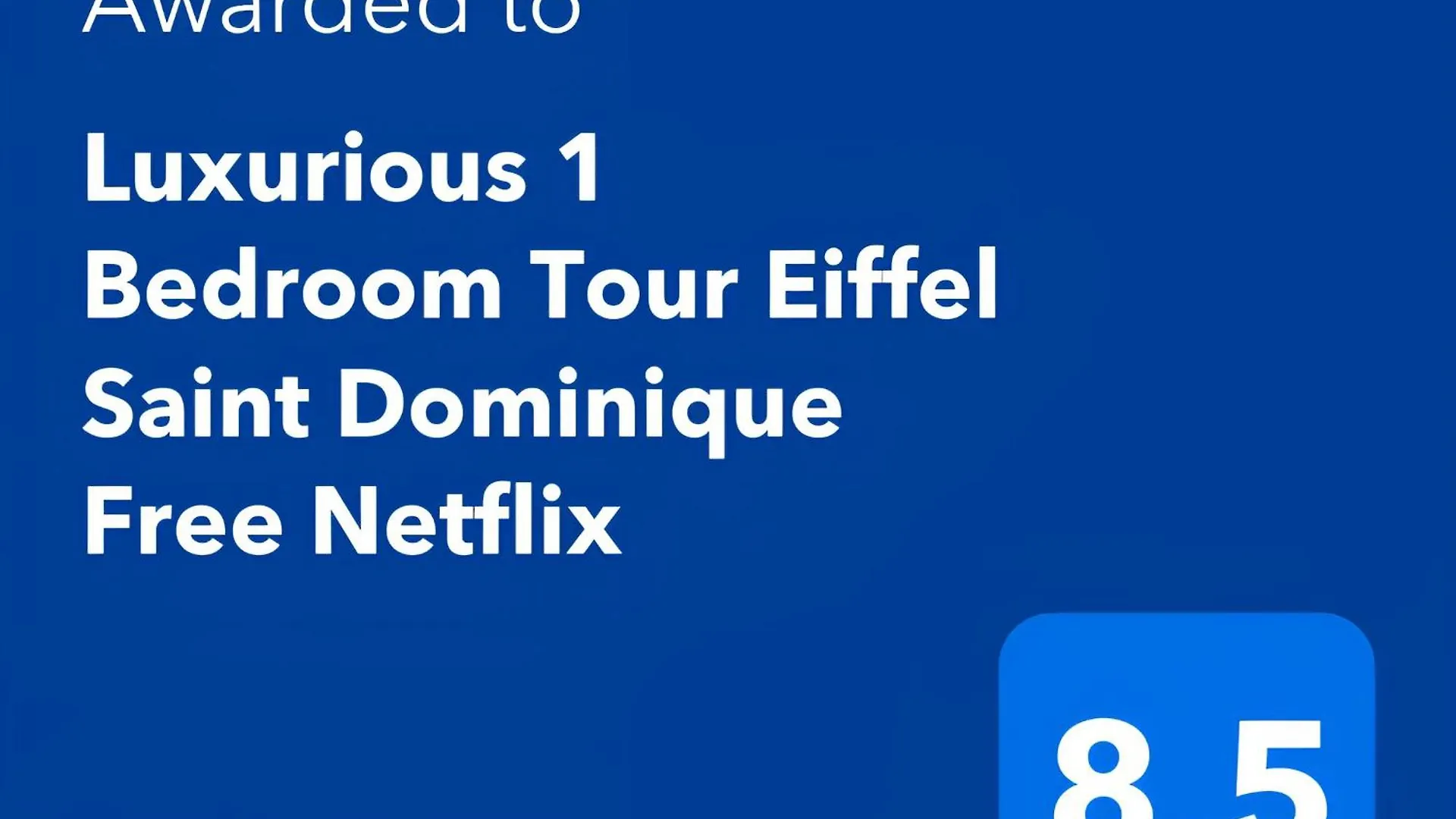 Luxurious 1 Bedroom Tour Eiffel Saint Dominique Free Netflix *